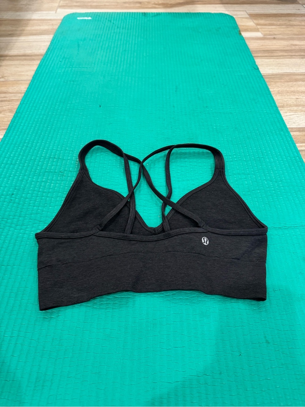 lululemon athletica Black Strappy Crisscross Sports Bra